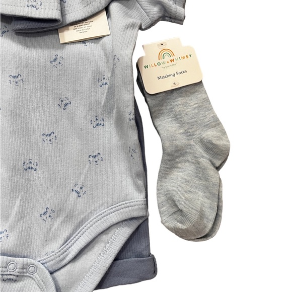 Willow + Whimsy Blue 4 Piece Set Size 12M - Picture 4 of 4